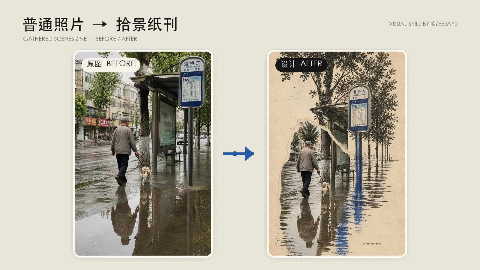 将照片变为拼贴海报