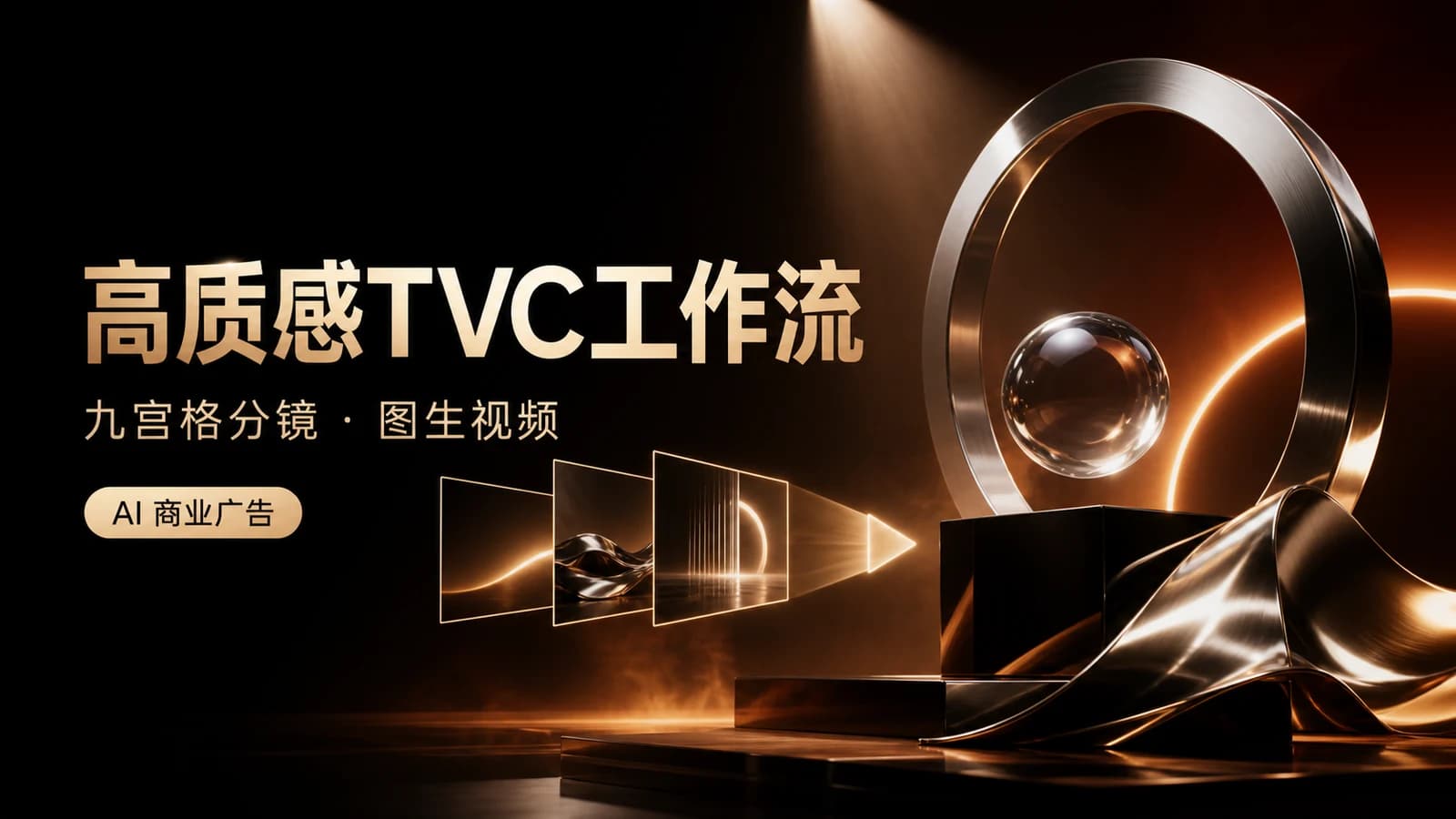 高质感TVC工作流｜九宫格分镜·图生视频